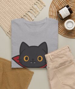 Count Purrcula Unisex Heavy Cotton T-Shirt | Count Purrcula T-Shirt - Image 14