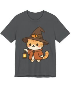 Willow the Harvest Witch Unisex Heavy Cotton T-Shirt | Harvest Witch Cat Tee - Image 30