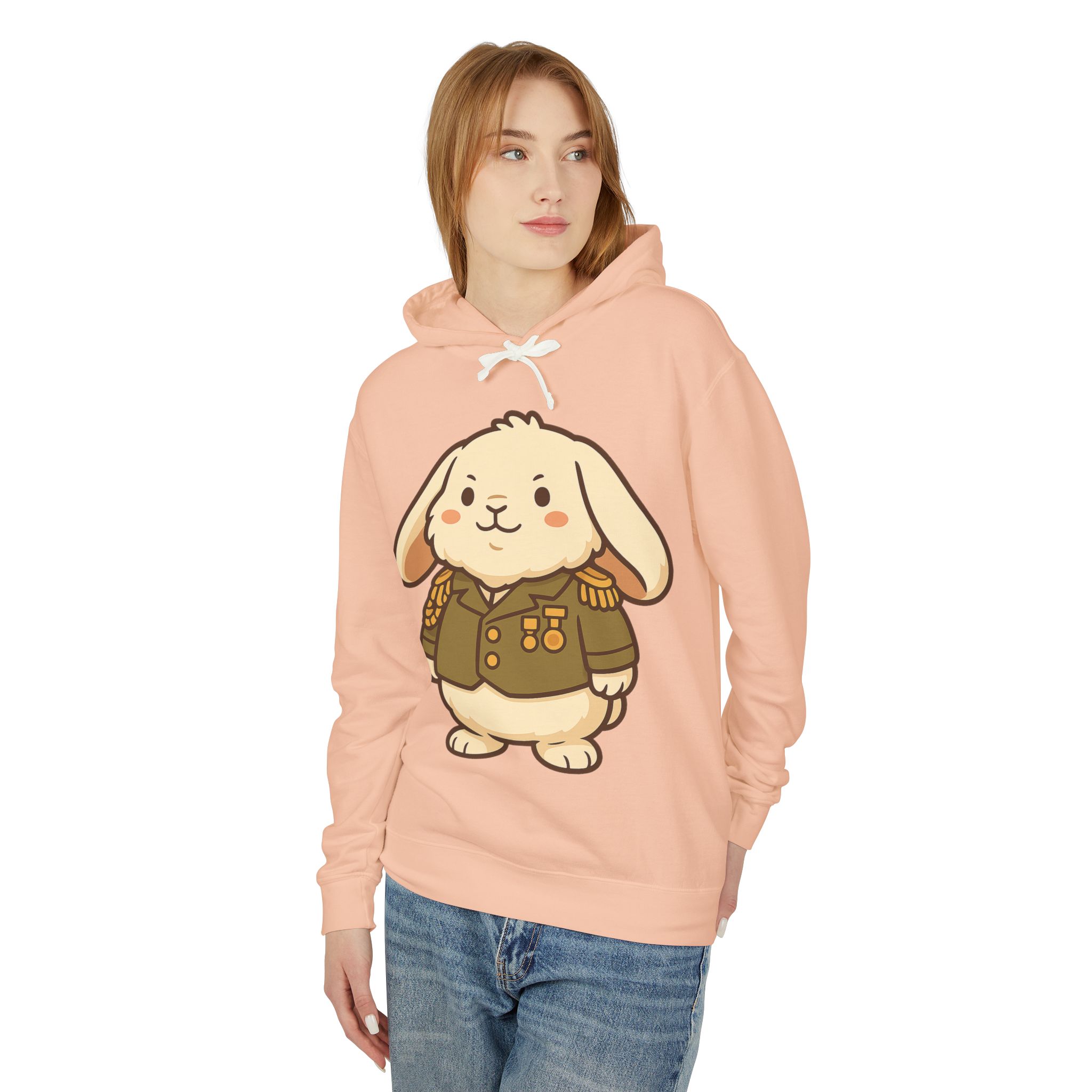 General Floofington Lightweight Pullover Hoodie | General Floofington Hoodie - Image 23