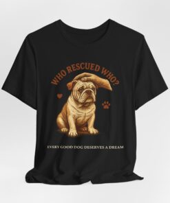 Who Rescued Who? | Duke of Barkington Rescue Edition Tee - Image 4