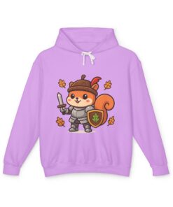 Captain Oakhelm Hoodie | Squirrel Knight Autumn Hooded Sweatshirt - Image 13