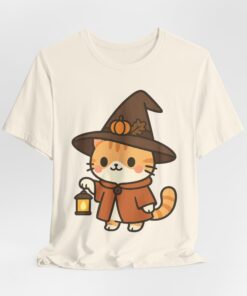 Willow the Harvest Witch Unisex Heavy Cotton T-Shirt | Harvest Witch Cat Tee - Image 17
