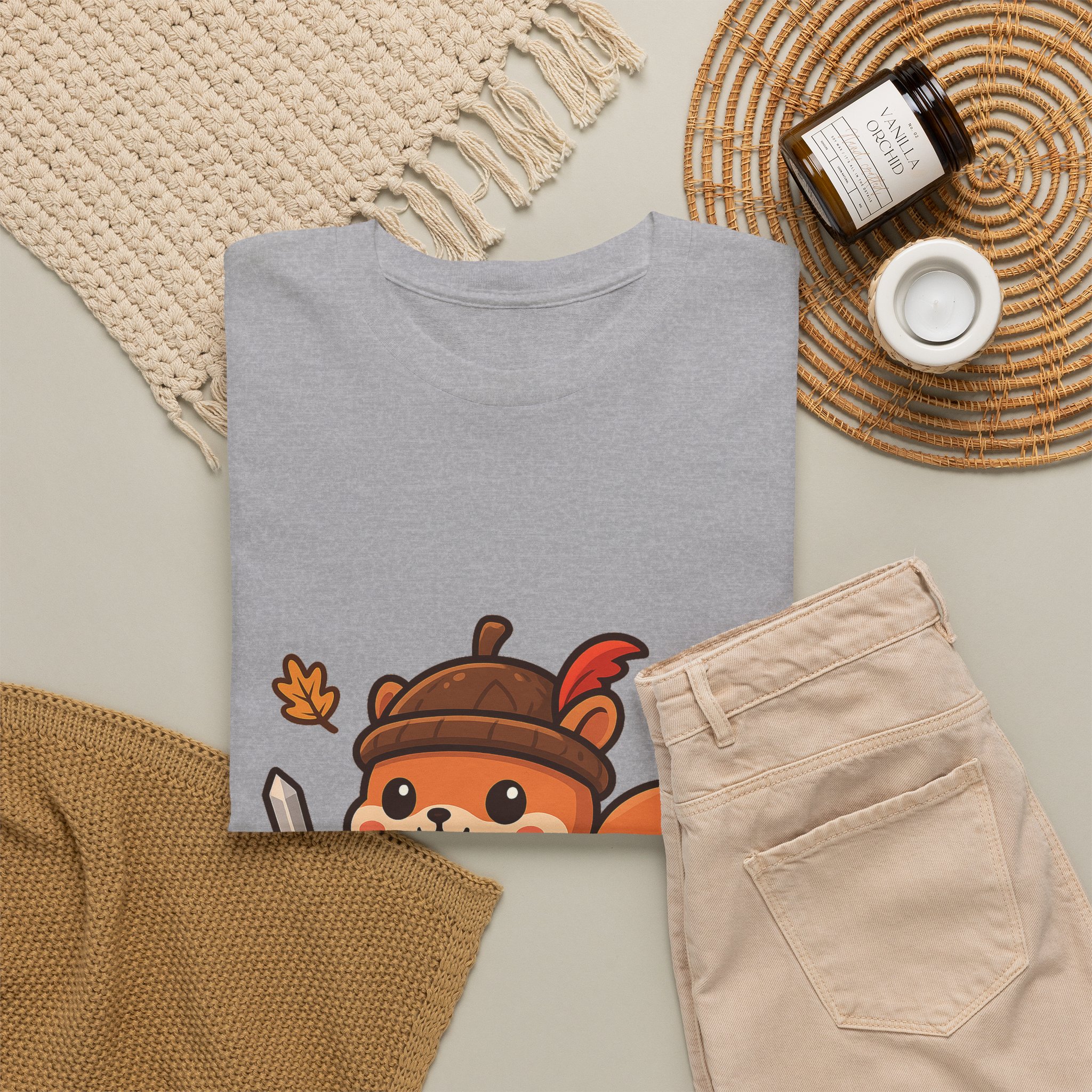 Captain Oakhelm Tee | Squirrel Knight Autumn T-Shirt - Image 12