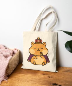 Emperor Nibbles Cotton Canvas Tote Bag | Emperor Nibbles Tote