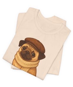 Sir Reginald Pugsley Unisex Heavy Cotton T-Shirt | Pugsley Tee - Image 18