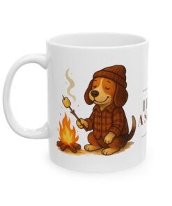 Baxter the Bonfire Beagle Ceramic Mug | Beagle Mug - Image 4