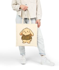 General Floofington Cotton Canvas Tote Bag | General Floofington Tote - Image 6