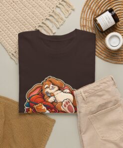 Pecan Snoozeworth Thanksgiving Rabbit T-Shirt | Pie First Nap Next - Image 37