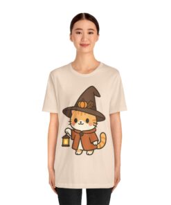 Willow the Harvest Witch Unisex Heavy Cotton T-Shirt | Harvest Witch Cat Tee - Image 24
