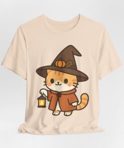Willow the Harvest Witch Unisex Heavy Cotton T-Shirt | Harvest Witch Cat Tee - Image 23