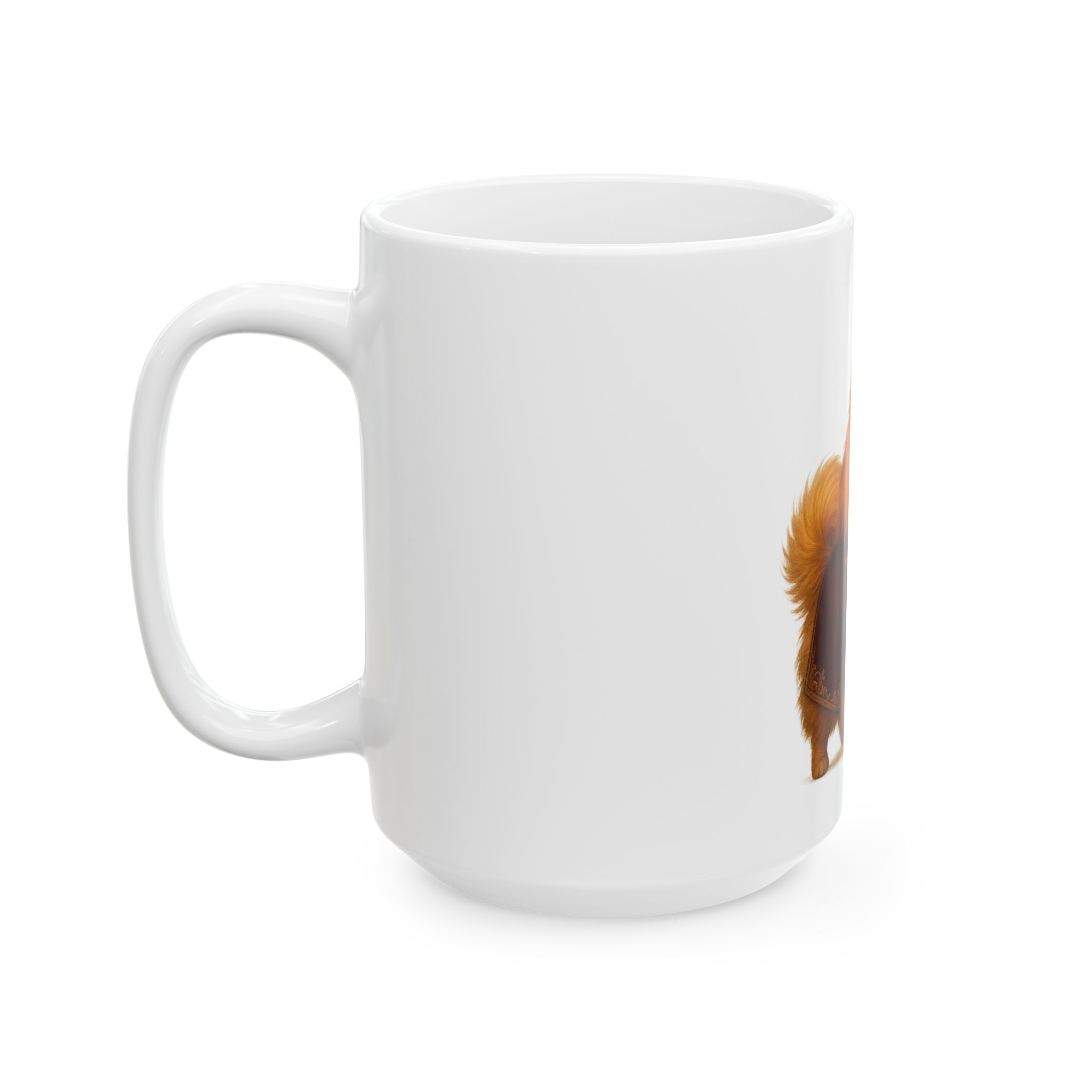 Baron von Floof Mug | Pomeranian Aristocrat Coffee Cup - Image 7