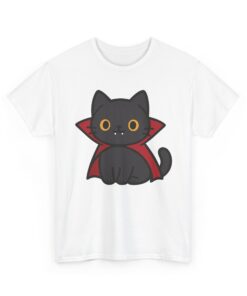 Alternative view of Count Purrcula Unisex Heavy Cotton T-Shirt | Count Purrcula T-Shirt
