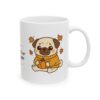 Pumpkin Patch Pug Ceramic Mug | Pug Mug