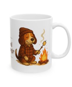 Baxter the Bonfire Beagle Ceramic Mug | Beagle Mug