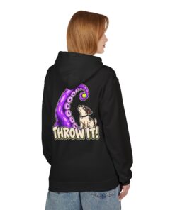 THROW IT! Dog & Tentacle Softstyle Fleece Hoodie - Image 13