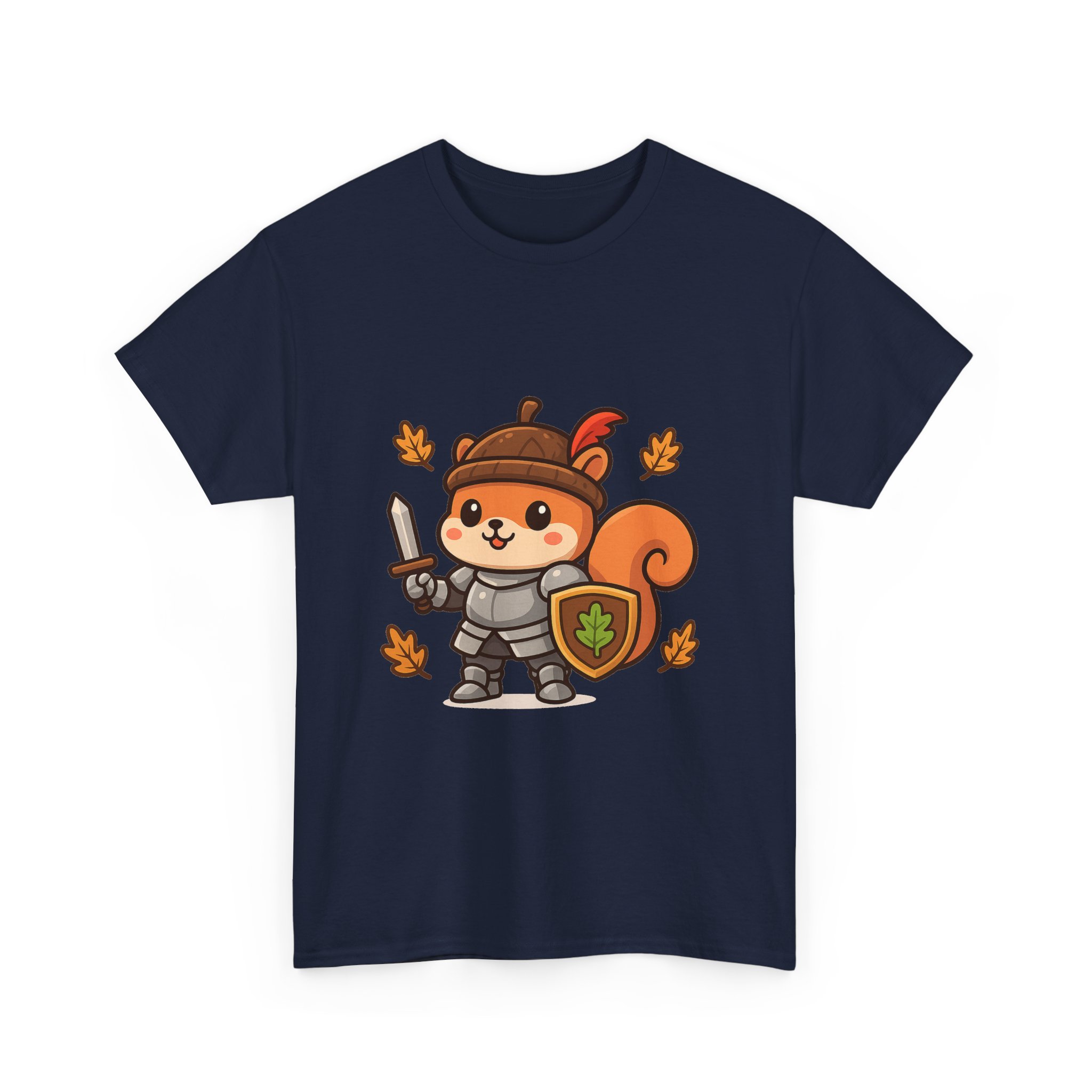 Captain Oakhelm Tee | Squirrel Knight Autumn T-Shirt - Image 17