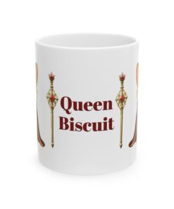 Alternative view of Queen Biscuit Ceramic Mug | Queen Biscuit Mug