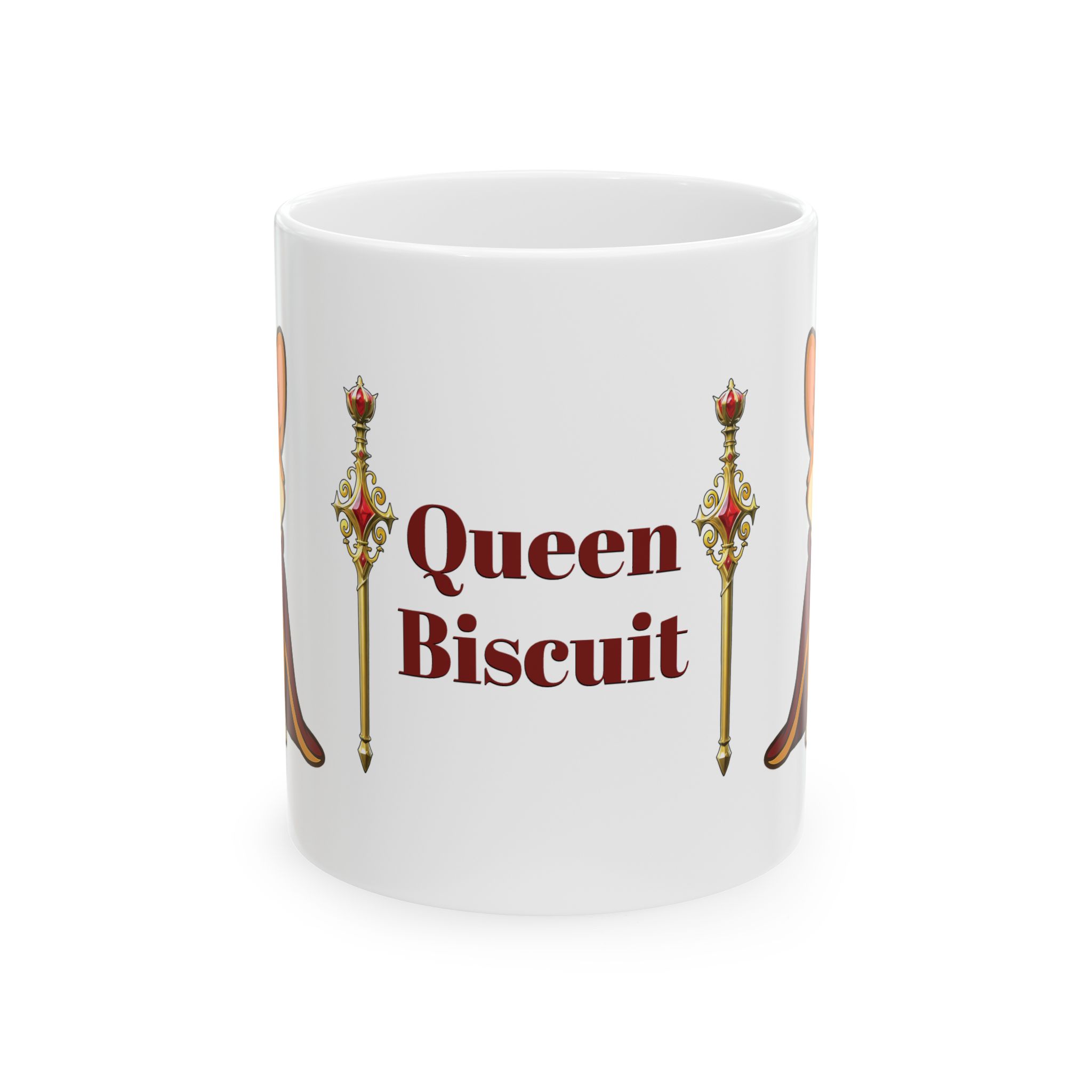 Queen Biscuit Ceramic Mug | Queen Biscuit Mug - Image 2