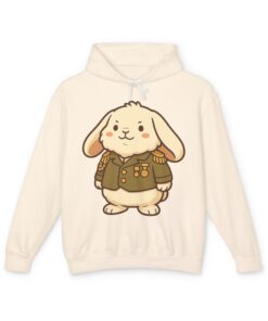 General Floofington Lightweight Pullover Hoodie | General Floofington Hoodie - Image 5