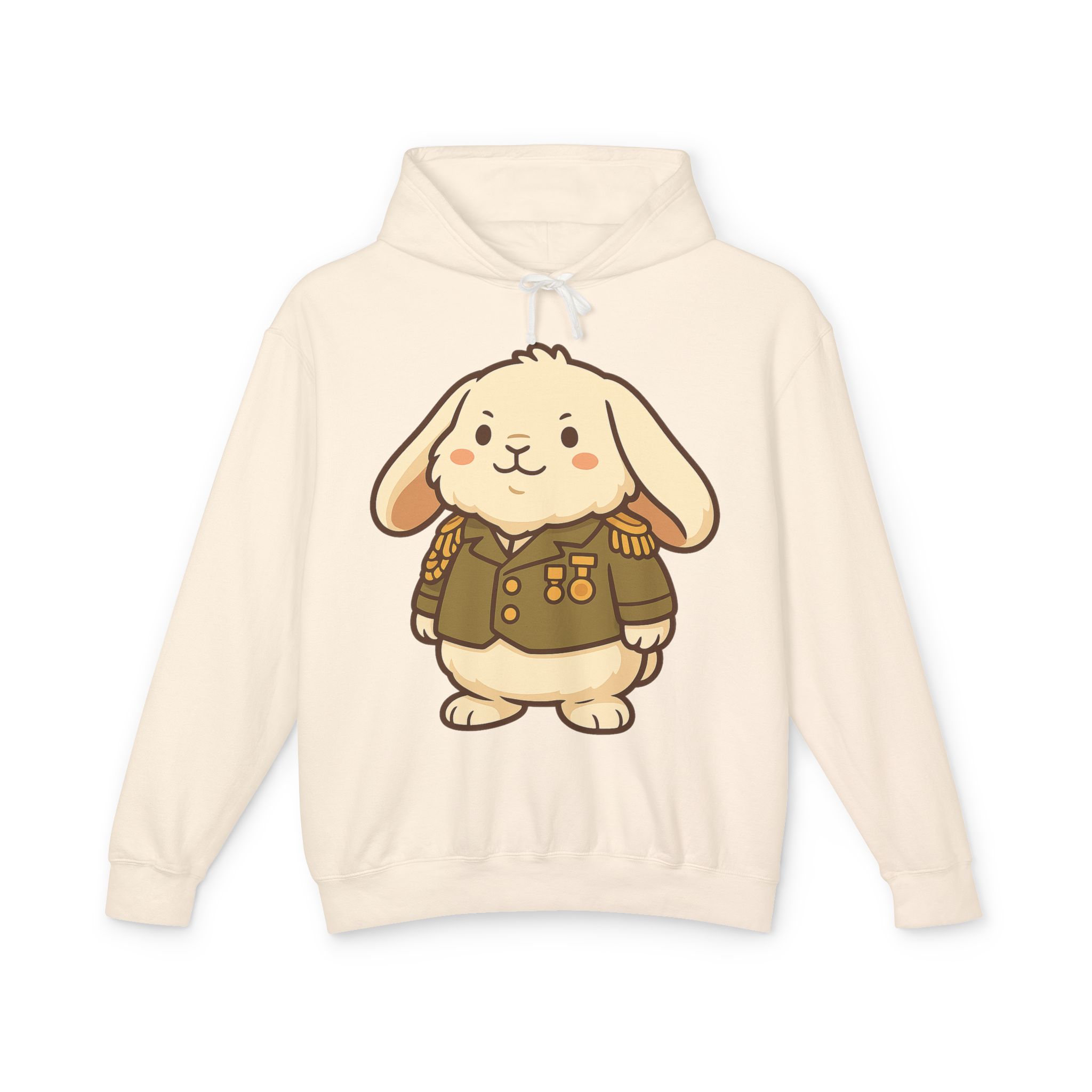 General Floofington Lightweight Pullover Hoodie | General Floofington Hoodie - Image 5