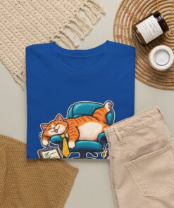 Orange Tabby Cat T-Shirt | Highly Qualified to Nap - Image 37