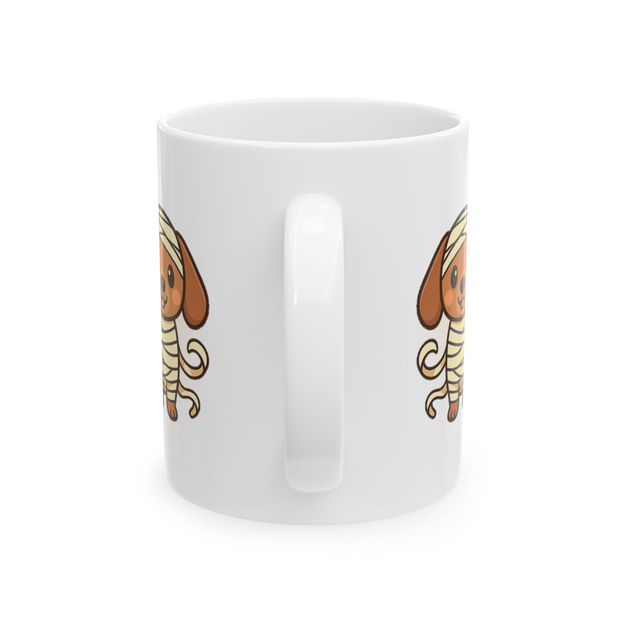 Sir Wrapsalot Ceramic Mug | Mummy Dachshund Halloween Mug - Image 3