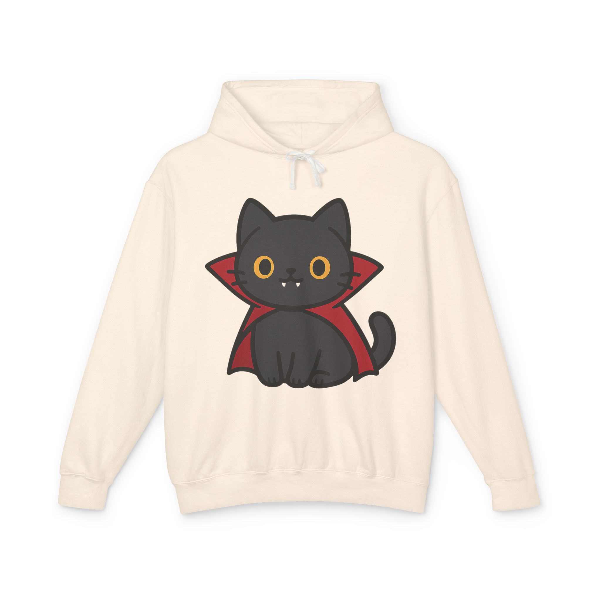 Count Purrcula Lightweight Pullover Hoodie | Count Purrcula Hoodie - Image 7