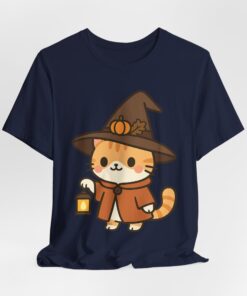Willow the Harvest Witch Unisex Heavy Cotton T-Shirt | Harvest Witch Cat Tee - Image 37