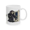 IN OR OUT? Cat & Grim Reaper Graphic Mug