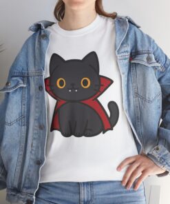 Count Purrcula Unisex Heavy Cotton T-Shirt | Count Purrcula T-Shirt - Image 6