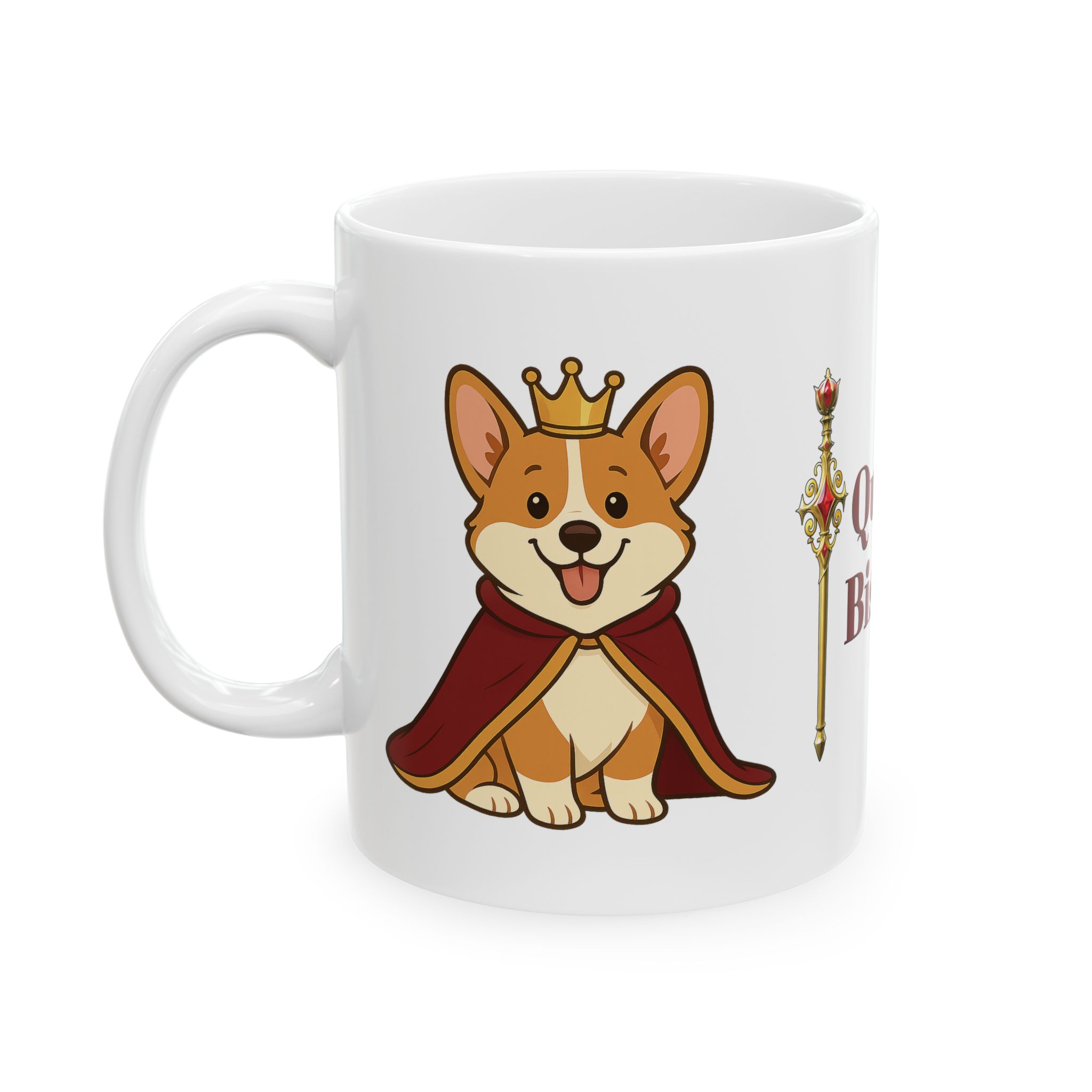 Queen Biscuit Ceramic Mug | Queen Biscuit Mug - Image 4