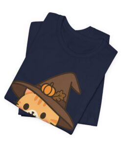 Willow the Harvest Witch Unisex Heavy Cotton T-Shirt | Harvest Witch Cat Tee - Image 36