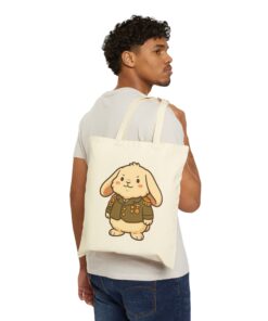 General Floofington Cotton Canvas Tote Bag | General Floofington Tote - Image 4