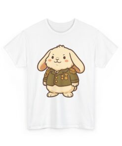 General Floofington Unisex Heavy Cotton T-Shirt | General Floofington T-Shirt - Image 6