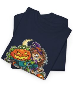Mabel the Moonlit Hedgehog Halloween T-Shirt | Gourd Night Shift - Image 12