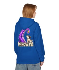 THROW IT! Dog & Tentacle Softstyle Fleece Hoodie - Image 21