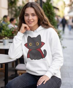 Count Purrcula Lightweight Pullover Hoodie | Count Purrcula Hoodie