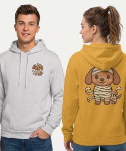 Sir Wrapsalot Hoodie | Mummy Dachshund Halloween Hooded Sweatshirt