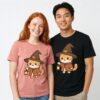 Willow the Harvest Witch Unisex Heavy Cotton T-Shirt | Harvest Witch Cat Tee