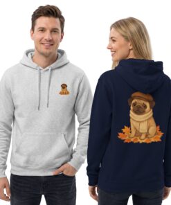 Sir Reginald Pugsley Lightweight Pullover Hoodie | Pugsley Hoodie - Image 14