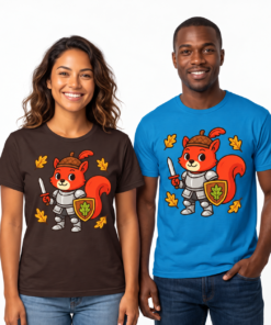 Captain Oakhelm Tee | Squirrel Knight Autumn T-Shirt