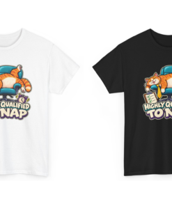 Orange Tabby Cat T-Shirt | Highly Qualified to Nap