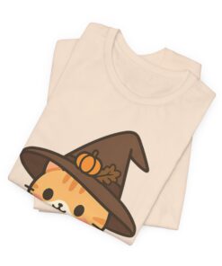 Willow the Harvest Witch Unisex Heavy Cotton T-Shirt | Harvest Witch Cat Tee - Image 22