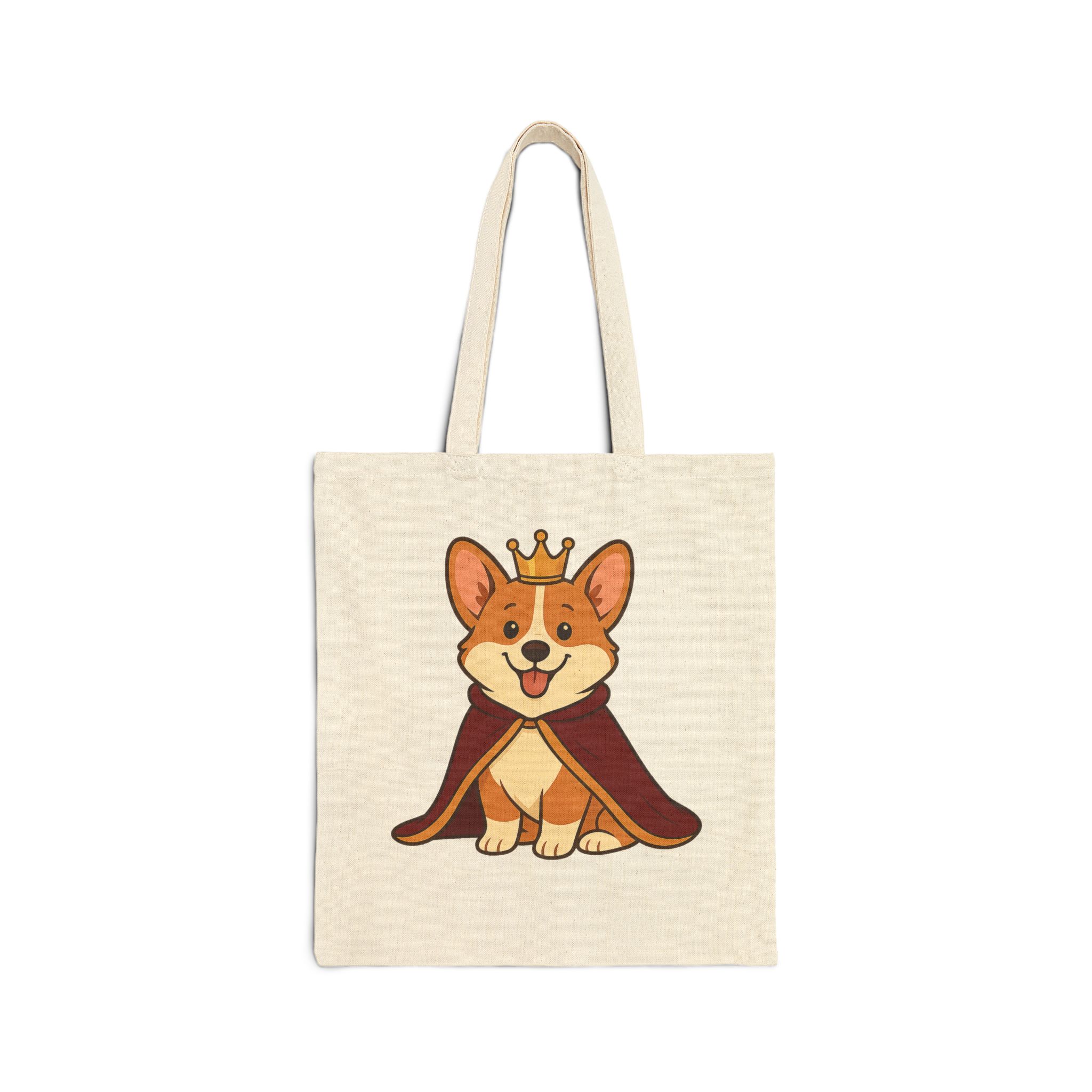 Queen Biscuit Cotton Canvas Tote Bag | Queen Biscuit Tote - Image 2