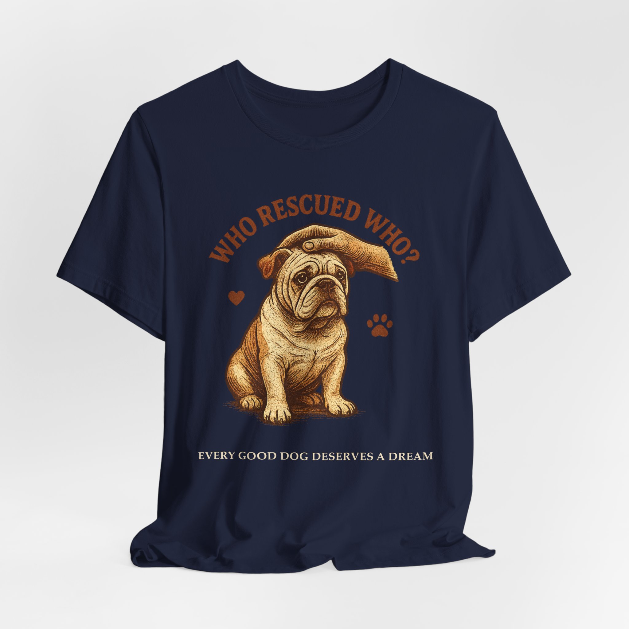 Who Rescued Who? | Duke of Barkington Rescue Edition Tee - Image 48