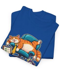 Orange Tabby Cat T-Shirt | Highly Qualified to Nap - Image 36
