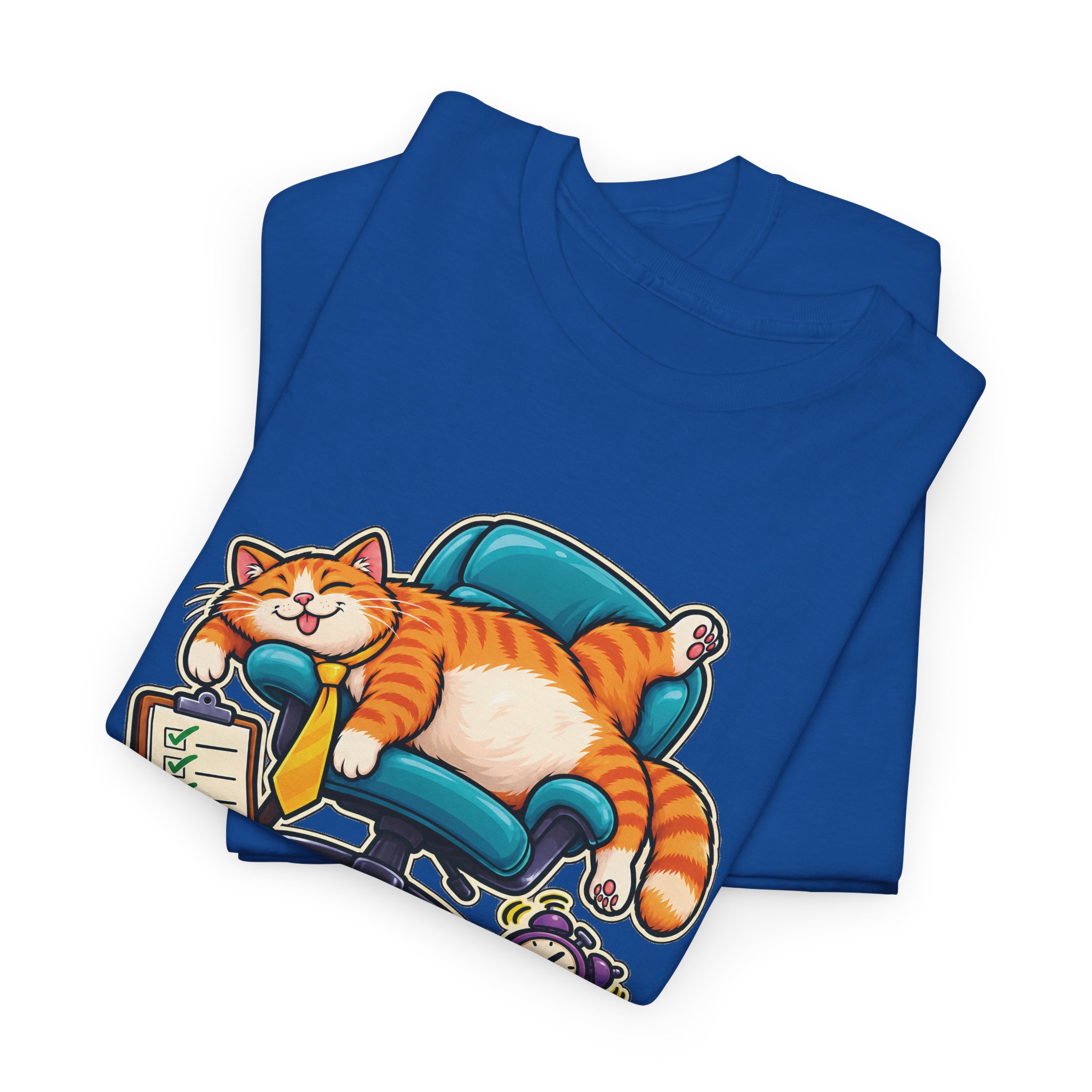 Orange Tabby Cat T-Shirt | Highly Qualified to Nap - Image 36