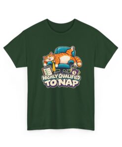 Orange Tabby Cat T-Shirt | Highly Qualified to Nap - Image 26