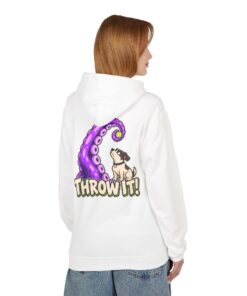THROW IT! Dog & Tentacle Softstyle Fleece Hoodie - Image 9