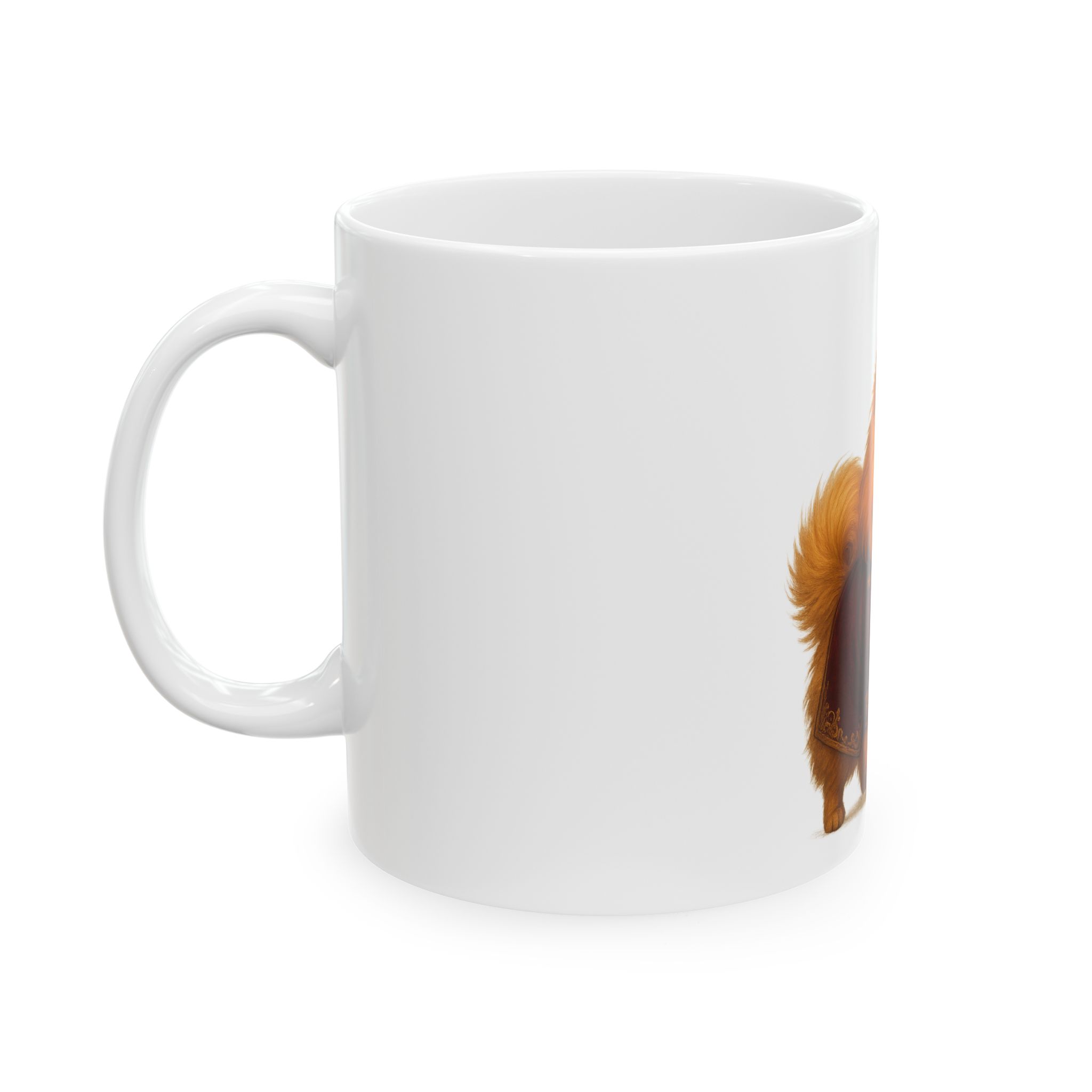 Baron von Floof Mug | Pomeranian Aristocrat Coffee Cup - Image 3